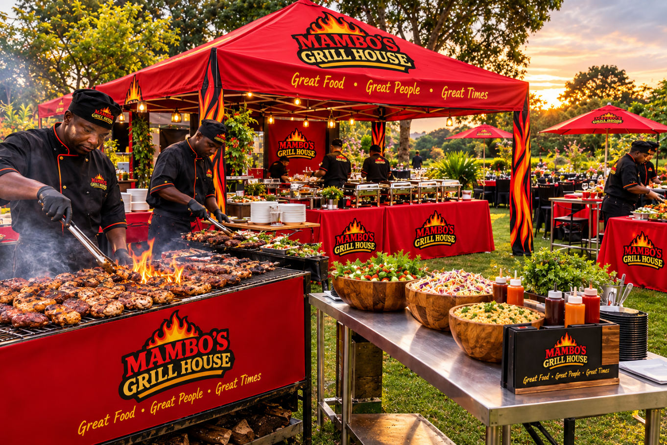 Mambo's open-air event catering